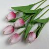 Mini simulación de tulipán de PU, estilo nórdico, adornos de mesa para sala de estar, sensación de flor falsa, comercio exterior transfronterizo