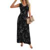 Mono Casual de Vacaciones Estilo Europeo y Americano Di Yun Transfronterizo Primavera/Verano 2026 Rayón Estampado de Cintura Alta con Bolsillos Ropa para Mujer
