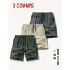 Pantalones Cortos Casuales de Hielo Cruzado de Secado Rápido para Hombre Nuevos de Verano 2026 Sueltos Deportivos para Entrenamiento de Baloncesto
