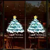 Pegatinas Navideñas para Ventana Decoraciones Navideñas Pegatinas de Cristal Centro Comercial Tienda Ambiente Festivo Diseño Pegatinas Electrostáticas