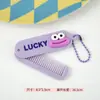 Nuevo Peine Plegable Lindo de Dibujos Animados Mini Peine para Estudiantes con Cadena Colgante Peine de Bolsillo Portátil Peine de Peluquería Venta al por Mayor