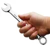 Llave de anillo de múltiples especificaciones de espejo de doble propósito de apertura múltiple llave rápida multifunción ferretería para reparación de automóviles