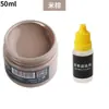 Tinta de Couro para Reparo e Coloração de Artigos de Couro, Bolsas de Couro, Sofás, Sapatos de Couro, Reparo de Danos na Pintura, Creme Restaurador de Cor para Roupas de Couro Genuíno