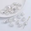 Perlas de Imitación Brillantes Asimétricas de Agujero Pasante Accesorios para Joyería Hecha a Mano con Cuentas Conchas de Forma Especial Perlas al por Mayor