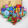 2026 Nuevo Modelo Imanes para Refrigerador de Monumentos de Ciudades Chinas Yunnan Shenyang Hong Kong Guangzhou Souvenirs Turísticos Culturales y Creativos