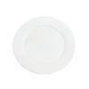 Juego de vajilla para restaurante de hotel, plato plano de porcelana blanca pura, plato para carne occidental, plato redondo, plato de buffet