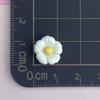 Mini etiqueta de lazo de amor de caramelo de tamaño pequeño, flor de fresa, accesorios de resina, borde de gel crema, joyería para decoración de uñas