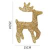 Adereços de decoração de Natal por atacado transfronteiriços veado de ferro em casa adereços de exibição de mesa 25cm mini veado