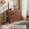 Tocador y Cómoda de Madera Maciza Cuidadosamente Seleccionados, Modelo Nuevo para Dormitorio, Mesa de Maquillaje Minimalista Moderna, Gabinete de Almacenamiento de Mesita de Noche Estilo Mediados de Siglo