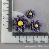 Pegamento Crema Pasador Flor de Camelia Girasol Flor Pequeña Accesorios para el Cabello DIY Materiales para Funda de Teléfono de Resina Accesorios DIY Venta al por Mayor