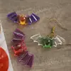 Molde de Silicona para Pendientes Colgantes de Halloween Diablo Fantasma Calabaza Murciélago Búho Semi-3D de Resina de Cristal