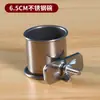 Comedero de acero inoxidable para pájaros con portavasos, comedero alargado, comedero para periquitos y agapornis, dispensador con pinza para vaso