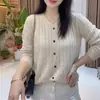 Suéter de cuello en V, un top de dos piezas moderno y popular, nueva colección de otoño para mujer, corte holgado, suéter de punto fino para usar en capas
