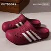 Zuecos con puntera de concha para mujer, nuevo modelo verano 2026, calzado de exterior de EVA, antideslizantes, resistentes al olor, sandalias versátiles de punta cerrada para mujer