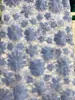 Encaje bordado láser estilo pastoral fresco pequeño vestido de novia tela bordada tela bordada láser de punto