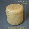 Fábrica de origen bambú pastel de siete semillas tetera hecha a mano empaque de té Pu'er caja de regalo té a granel especial almacenamiento