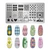 Fabricantes de Estilo Japonés Transfronterizos Suministran Tableros de Estampado para Uñas de Acero Inoxidable Plantillas de Transferencia para Impresión Pintada DIY Creatividad al por Mayor