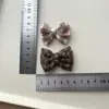 Corbata marrón puntos de ola cuadros florales pequeños accesorios de traje corbata de lazo accesorios DIY funda de teléfono móvil equipaje zapatos y calcetines ropa