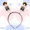 Wang Anyu Diadema de Resorte 3D Diadema Pasador Merchandising de Concierto Soporte para Fans Tiktok