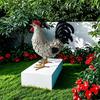 Figuras Decorativas de Jardín de Hierro Forjado, Artículos de Decoración para el Hogar, Más Vendidos Transfronterizos, Adornos de Interior, Modelos de Figuras para Exteriores