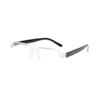 Óculos de leitura anti-luz azul sem moldura Smart Zoom Crystal, óculos de leitura com proteção ocular HD para idosos, que olham longe e de perto