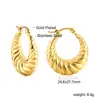 Pendientes Clásicos Europeos y Americanos en Forma de C Transfronterizos, Pendientes Metálicos Creativos de Estilo Fresco de Moda Personalizados, Pendientes de Acero Inoxidable para Mujer