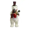 Nuevas Decoraciones Navideñas: Figuras de Muñeco de Nieve y Oso Navideños para Escaparates de Centros Comerciales y Hoteles, Adornos de Muñeco de Nieve para Escena Navideña
