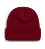 Gorro de Tricô de Inverno Acrílico Liso Cor Sólida para Exportação, Gorro Quente de Lã, Versátil Unissex Casual com Logo à Prova de Frio