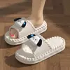Pantuflas de Lazo para Mujer Verano Uso Exterior 2024 Nuevas para el Hogar Interior Suela Gruesa Baño Antideslizantes Sensación Suave y Esponjosa Pantuflas Frescas