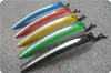 Guardabarros para bicicleta de carretera con coche plegable reflectante plateado de 20 pulgadas 700C Par de guardabarros con tornillos