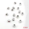 Cuentas de Rombos de Corte Cuadrado Chapadas en Oro con Fuerte Retención del Color, Cuentas Espaciadoras, Cuentas Sueltas para Pulseras, Collares y Accesorios de Joyería Hechos a Mano para Bricolaje