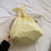 Casual Big Bag Feminina 2024 Nova Moda Saco de Pano Shoulder Bag Grande Capacidade Tote Bag Classe Commuter Crossbody Bag