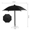 Soporte para Teléfono Móvil de Coche, Paraguas Pequeño con Base Adhesiva, Mini Parasol, Protección Solar, Paraguas para Teléfono Aislante del Calor, Personalizable