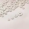 Banhado a Ouro 14K Flor de Floco de Neve Color-Preserving Espaçador DIY Acessórios para Joias Feitas à Mão Pulseira Colar Espaçador de Contas Materiais
