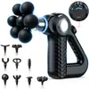 Pistola de Massagem Fascial Triângulo Mini Mini Portátil Relaxador Muscular Elétrico Fitness Conversor de Frequência Multi-Velocidade Massageador
