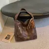 Bolsa de Tote Nueva de Otoño 2026 Estilo Perezoso Gran Capacidad Alta Apariencia Estampado de Leopardo Trabajo Viaje Diario Bolso Simple Debajo del Brazo Moderno