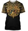 Wu 860203 Ropa Infantil con Estampado Digital 3D para Hombres y Mujeres Camisetas de Manga Corta Tendencia