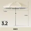 Gel Plateado Sombrilla Solar para Exteriores Parasol Paraguas Rojo Azul Paraguas para Puesto Comercial Stand Publicidad Impresión Extra Grande Protección Solar para Patio