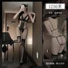 Lingerie Sexy Roupa de Dormir com Costas Vazadas e Design Franzido para Mulheres Adultas, Apresentando um Conjunto de Uniforme Sedutor