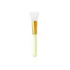 Brocha de silicona de doble cabezal y doble propósito con cuchara para aplicar mascarilla de barro, brocha facial en forma de abanico para ácido de frutas, herramienta de maquillaje de belleza