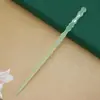 Pasador de Acetato Accesorios para el Cabello Pasador de Imitación de Jade Pasador de Estilo Antiguo Dinastía Han Pasador de Acetato al por Mayor Pasador de Hoja Acrílica
