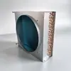 Evaporador de Serpentín Industrial con Tubos de Cobre y Aletas de Aluminio, Serpentín Hidrofílico Intercambiador de Calor Evaporador para Aire Acondicionado Industrial, Hecho a Medida