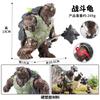 Brinquedo de simulação cognitiva sólida infantil, modelo animal, Western Warcraft, mito antigo, monstro de gelo azul, monstro de gelo verde, ornamentos