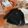 Camiseta Térmica de Cuello Alto Medio para Niños, Nueva Camiseta de Manga Larga Estilo Coreano de Primavera para Niños, Top Cálido para Bebé, Ropa para Niños