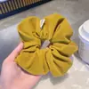 Goma de Pelo de Terciopelo de Colores Versátil Elegante Cuerda para Cola de Caballo Baja Flor Moda Nuevo Accesorio para el Cabello