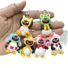 Chaveiro de Boneco Pinguim Pequeno Desenho Animado Pvc Cola Macia Mini Pingente de Pinguim Pequeno Pingente Requintado para Mochila Gashapon Cego
