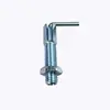 ZAU51/ZAU52-M6/8/10/12/16 perilla galvanizada/acero inoxidable pasador de indexación roscado tipo L