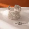 Pulseira Larga Exótica de Dunhuang para Mulheres, Pulseira de Braço de Ferro Estilo Étnico, Pulseira Estilo Dai, Acessórios de Pulseira para Fotos de Viagem
