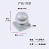 Tubo Quadrado Galvanizado Tampa Plugue Protetor Coluna Guarda-corpo Vedação Corrimão Cobertura Superior Encaixe Cabeça de Coluna Decorativa Aço Zincado Tampa Bola Tubo Redondo