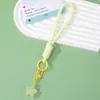 Lanyards Tejidos de Corazón de Colores para Teléfono, Dijes para Bolsos, Colgantes para Muñecas, Materiales Hechos a Mano para DIY, Accesorios al por Mayor